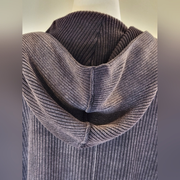 New! || FREE PEOPLE || Tyler Drape Moto hoodie, sweatshirt, cardigan, size S - Picture 10 of 11